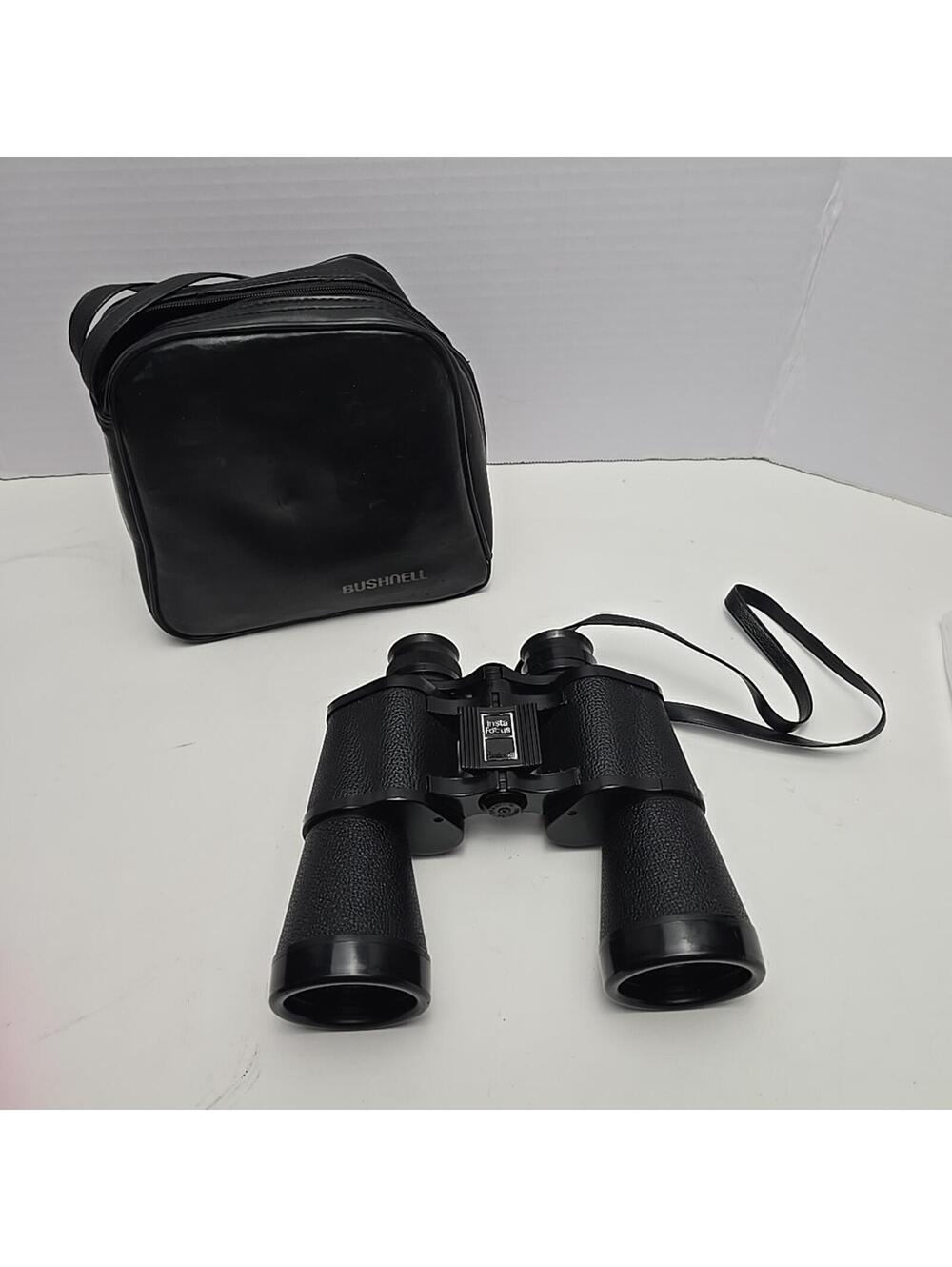 Vintage Bushnell Falcon Insta Focus Binoculars 10x50 No. X81667